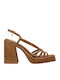 Damen Sandalen Tabac Braun