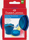 Faber Castell Δοχείο Πινέλων Click & Go Μπλέ 181527