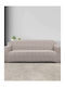 Madi Elastische Abdeckung Für Dreisitziges Sofa Taupe
