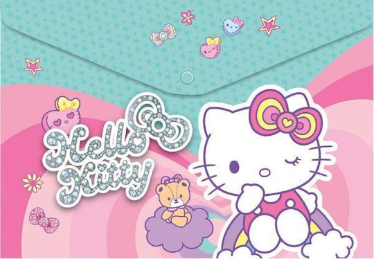 Πλαστικός Φάκελος Α4 Κουμπί Coolpack Hello Kitty 2