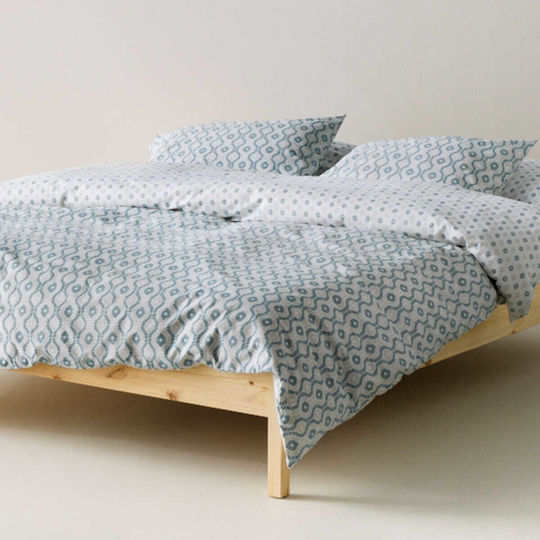 Kentia Trubi Σετ King Size 4τμχ 270x270εκ. Μπλε Kentia Trubi Σετ King Size 4τμχ 270x270εκ. Μπλε