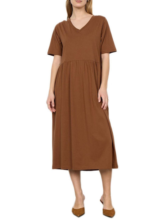 Soya Concept Damenkleid Ganztägig Braune Soya Concept Damenkleid Ganztägig Braune
