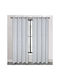 TnS Curtain with Grommets Gray 140x250cm