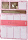 Wöchentlich Planer Block Biro Time Bloom Büroaccessoire Rosa
