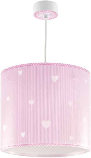 Ango Sweet Dreams Einfaches Licht Kinderzimmer-Deckenleuchte Kremasto aus Kunststoff 15W mit E27 Sockel Rosa