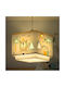 Ango Hello Little Single-Light Kids Ceiling Light Hanging Made of Plastic 15W with E27 Base 24x24cm