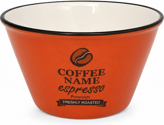 Round Red Ceramic Serving Bowl Diameter 14cm