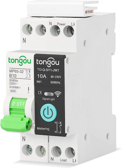 Ac Rcbo+smart Contactor Add-on Tongou Tobd6-sy6-c32003jwt Wifi