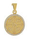 Prince Silvero Pendant Kids Charm Constantine Coin Gold 9X-MD024-3