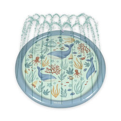 Little Dutch Inflatable Play Mat Sprinkler Ocean World Blue 150 Cm Little Dutch Inflatable Play Mat Sprinkler Ocean World Blue 150 Cm