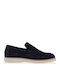 Δερμάτινα Ανδρικά Loafers σε Μπλε Χρώμα