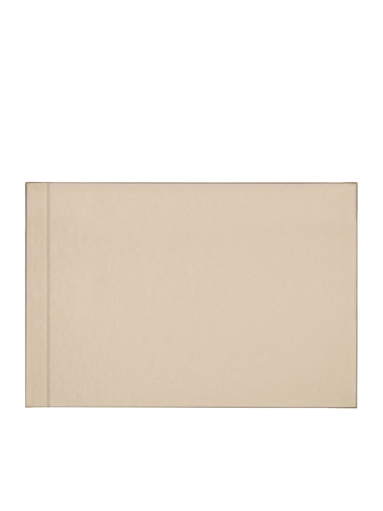 Next Impression Book-sketch Book Silk Beige A4 Landscape 80 Chamois Sheets 120gsm