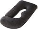 Alista Home Schwangerschaft & Stillen Stillkissen Schwarz 75cm