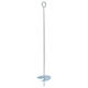 vidaXL Post Support for Garden Fence Made of Metal 10x10x60cm 2 Pieces Silver