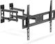 Suport TV Reglabil de Colț Vesa 600x400 40-80 Inch Braț Dublu Rotativ 35kg