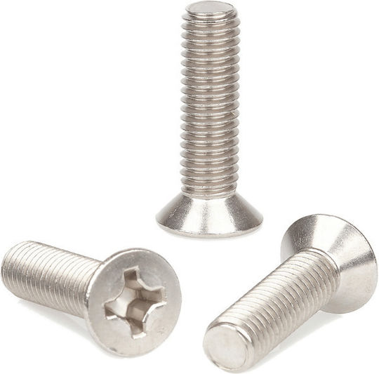 Inox Mare Cross Screw DIN 965 with Diameter M3 and Length 12mm