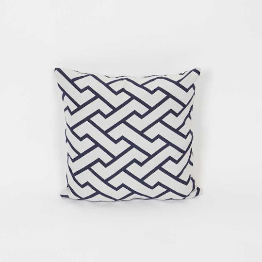 Pufrelax Μαξιλάρι Navy Blue 40x40εκ.