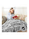 More&Deco Sherpa Single Blanket 160x200cm Gray Melange