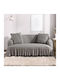 Rebeka Home Ελαστικό Κάλυμμα Τριθέσιου Καναπέ Gray
