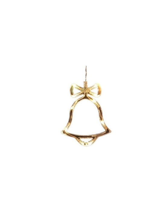 Ornament De Crăciun Iluminat În Formă De Cloșcă Alb Cald 15x18 Cm Cu Ventuză Flippy