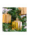 Christmas Decoration Set Golden Gift Boxes 6 Pcs 4.5 Cm