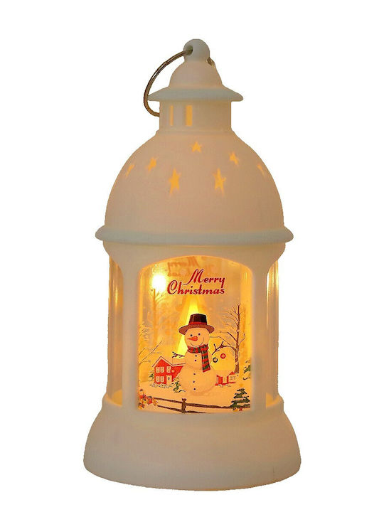 Alista Home Lumânare De Crăciun Din Plastic Albă Cu Baterie 13.5x6.8cm