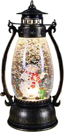 Alista Home Christmas Plastic Battery-Powered Green Lantern 14x7cm