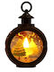 Alista Home Lampion De Crăciun Din Sticlă Alb 13.5x9cm