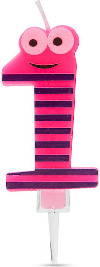 Alista Home Geburtstagskerzen Größe 7x4 cm Nummer 1 Dekoration Party