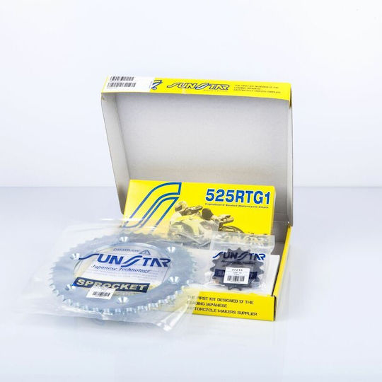 Sunstar Σετ Αλυσιδογράναζα Rtg K525rtg089 Χρυσό Kit