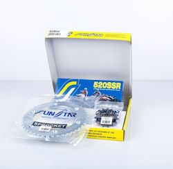 Sunstar Σετ Αλυσιδογράναζα K520ssr015 Aprilia Rs 125 95-05 Άβαφο Kit