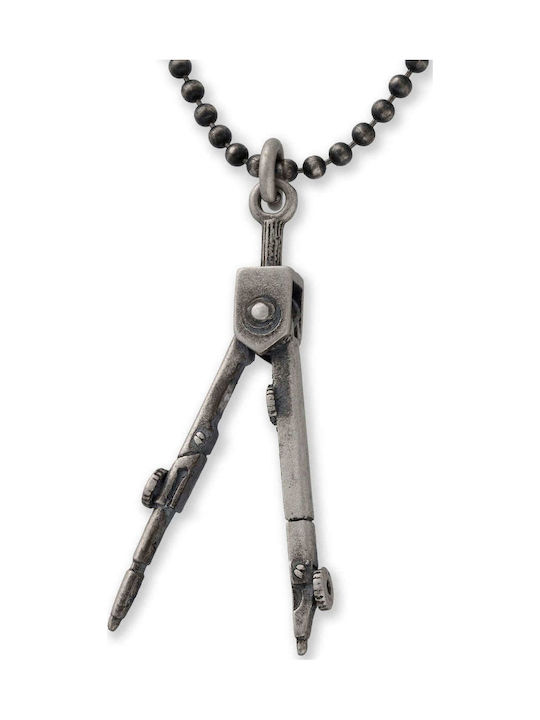 Men's Pendant Diabetes Handmade Silver 925 Cord...