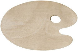Holz Farbpalette Malpalette 18x24cm