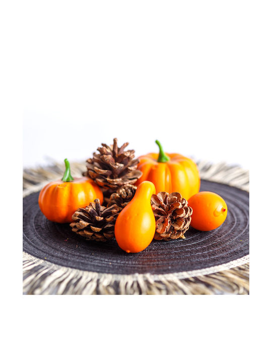 Herbstdekoration Set Kürbisse Kegel 9 Stück Dekoratives Ornament 5-7 Cm