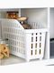 Vilde Raft De Baie De Podea Plastic 46x18x26.5cm Albă