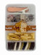 Kinder Haarspangen Set mit Haarspangen Gummiband Bobby Pins Herz 50 Stück