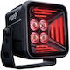 Strands Red Led Work Headlight Dark Knight Fortex 38w 3200lm Sld809255