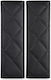 Car Seat Belt Protectors Black Quilted 2 Pieces Universal Seat Belt Pads