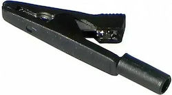 Fiab Adaptor 2mm Clește Crocodil Negru
