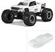 Caroserie Pre-tăiată Body Brute Bash Armură Albă Body Traxxas X-maxx Vopsită