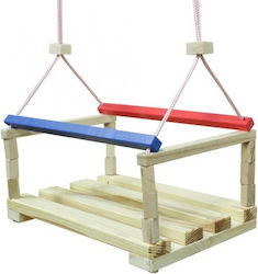 Klemys Collection Leagăn Suspendat din Lemn 36x26 cm Multicolor