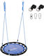 Relaxdays Leagăn Tip Cuib Suspendat 150x80x80 cm Albastru