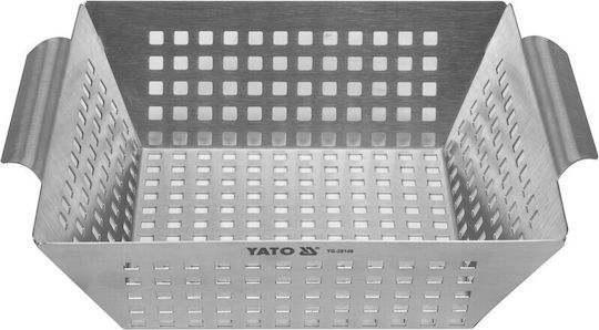 Yato Grill Basket Stainless Steel 26*22*7cm 1 Piece