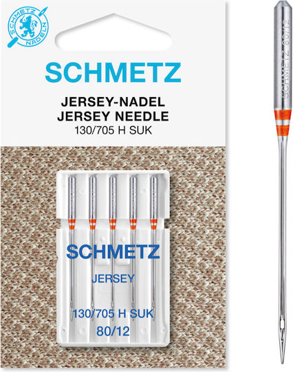 Set 5 Ace De Cusut Tricot Jersey Mărimea 80 Schmetz 130/705 H Suk Vcs