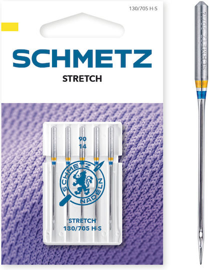 Set 5 Ace De Cusut Materiale Elastice Finență 90 Schmetz 130/705 H-s Vds