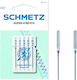 Kombiniertes Set 5 Nähnadeln Für Sehr Elastische Materialien Feinheit 75-90 Schmetz Hax1 Sp Vts