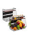 Relaxdays Bol De Fructe Cu 2 Nivele Maro 30x21x35,5cm