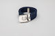 Police Belt Metal Buckle Black