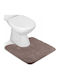 Rutschfest Badematte Mikrofaser Toilettenform U 6737