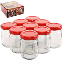 Orion Βαζάκι Γυάλινο με Καπάκι 60ml (9τμχ)